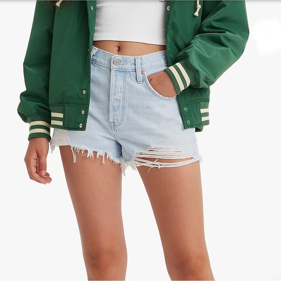 NWT Levi’s 501 Denim Cutoff Shorts - Picture 1 of 7